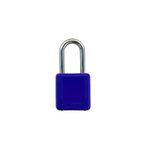 CADEADO DE BLOQUEIO PLÁSTICO COM HASTE DE INOX 38 MM X 4,5 MM AZUL