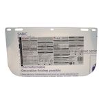 LENTE PLANA INCOLOR 8 POL PARA ADAPTADOR OU SUPORTE FACIAL PETG
