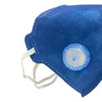 RESPIRADOR PFF2 AZUL COM VÁLVULA