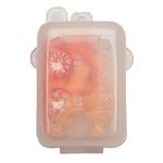 PROTETOR AURICULAR DE SILICONE COM CORDÃO 15 DB SALMÃO