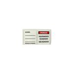 CADEADO DE BLOQUEIO PLÁSTICO VERMELHO COM HASTE PLÁSTICA 38 MM X 6,3 MM