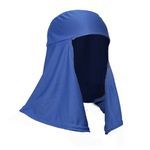 TOUCA ÁRABE DE HELANCA COM VELCRO AZUL ROYAL REPTEC