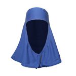 TOUCA ÁRABE DE HELANCA COM VELCRO AZUL ROYAL REPTEC