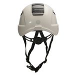 CAPACETE ALPINISTA COM CARNEIRA, CATRACA E JUGULAR 3 PONTOS CLASSE A BRANCO FOCUS MONTANA