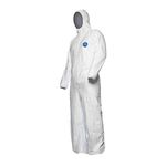 MACACÃO DE SEGURANÇA TYVEK 500 BRANCO TIPO 5/6 TYCHF5 S DUPONT