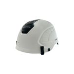 CAPACETE ALPINISTA COM CARNEIRA, CATRACA E JUGULAR 3 PONTOS CLASSE B BRANCO FOCUS ELETRO MONTANA