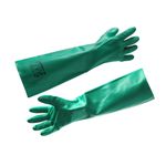 LUVA NITRÍLICA DE PUNHO LONGO 46 CM, SEM FORRO ALPHATEC SOLVEX
