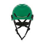 CAPACETE ALPINISTA COM CATRACA FASTRAC III E JUGULAR 4 PONTOS VERDE V-GARD H1 MSA