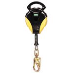 TRAVA-QUEDAS RETRÁTIL WORKMAN COM CABO DE AÇO INOX 15M MSA