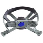 CAPACETE ABA FRONTAL AMARELO COM CARNEIRA PLÁSTICA ULTRA MASTER MI