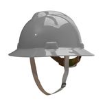CAPACETE ABA TOTAL CINZA COM CARNEIRA PUSH KEY E JUGULAR TÊXTIL V-GARD ( TIPO I CLASSE E ) 297209