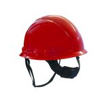 CAPACETE ABA FRONTAL COM CARNEIRA E JUGULAR TÊXTIL VERMELHO H-700