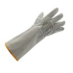 LUVA MISTA VAQUETA E RASPA COM PUNHO 20CM VALCAN VM302