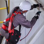 TALABARTE I FITA POLIESTER ABS ULTRASAFE CHOCKER UNICO ROSSO