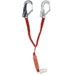 TALABARTE Y 1,5M POLIÉSTER ELASTICO GANCHO 56MM ROSSO ULTRASAFE USL0056EX150-R