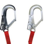 TALABARTE Y 1,5M POLIÉSTER ELASTICO GANCHO 56MM ROSSO ULTRASAFE USL0056EX150-R