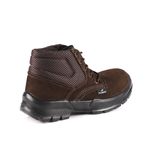 BOTINA AMARRAR NOBUCK MARROM BICO PLÁSTICO FUJIWARA 4041HAEN4400LG