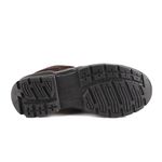 BOTINA AMARRAR NOBUCK MARROM BICO PLÁSTICO FUJIWARA 4041HAEN4400LG