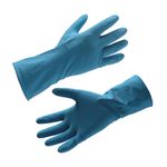 LUVA DE LÁTEX AZUL CONFORT DANNY