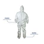 MACACÃO PROTEÇÃO QUÍMICA BRANCO TYCHEM 4000 TERMOSELADO TIPO 3/4/5/6 SL127T