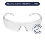 ÓCULOS INCOLOR ANTIRRISCO ULTRALIGHT MSA