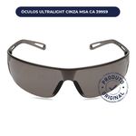 ÓCULOS CINZA ANTIRRISCO ULTRALIGHT MSA
