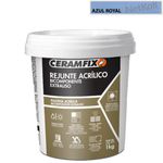 Rejunte Acrilico Ceramfix - Azul Royal 1KG