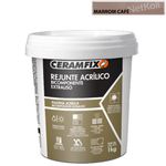 Rejunte Acrilico Ceramfix - Marrom Café 1KG