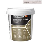Rejunte Acrilico Ceramfix - Platina 1KG