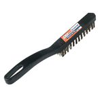 ESCOVA DE ACO PLAST 3 FILAS 280X24MM