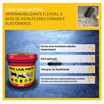 Ciplak Veda Laje Preto - BD 18L