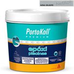 Rejunte Epóxi Piscina Portokoll Premium - Azul Celeste 1KG 