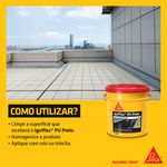 Sika Igolflex® PU Preto - BD 18KG