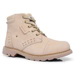 Bota Cross Nude Netony + Brinde Palmilha em Gel