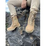 Bota Militar Areia + Brinde Palmilha em Gel