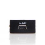 Modulo Para Carregamento USB 2A Bivolt Linha Sleek Ebony Margirius 