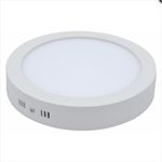 PLAFON PAINEL LED SOBREPOR REDONDO BIVOLT LUZ BRANCA