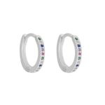 ARGOLA CLICK CRAVEJADA COLORIDA M