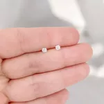 BRINCO ZIRCONIA QUADRADO 3MM