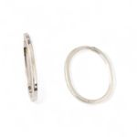 ARGOLA OVAL FIO QUADRADO M