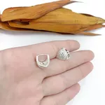ARGOLA CLICK TRIANGULAR CRAVEJADA