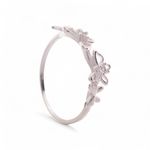 ANEL QUATRO BORBOLETAS COM ZIRCONIA