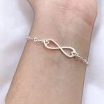 PULSEIRA INFINITO CORACAO PRATA 925
