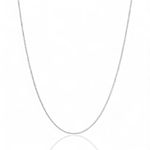 CORRENTE PRATA 925 GRUMET FINA 50CM