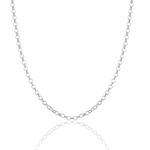 CORRENTE PRATA 925 ELO PORTUGUES 45CM