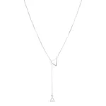 GRAVATINHA PRATA 925 TRIANGULO 70CM