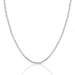 CORRENTE PRATA 925 CORDAO BAIANO 50CM
