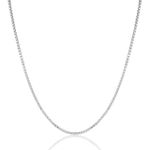CORRENTE PRATA 925 VENEZIANA GROSSA 60CM