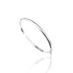 BRACELETE PRATA 925 MEIA CANA GROSSO