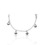 PULSEIRA INFANTIL 4 CONCHA LINHA MAR PRATA 925
